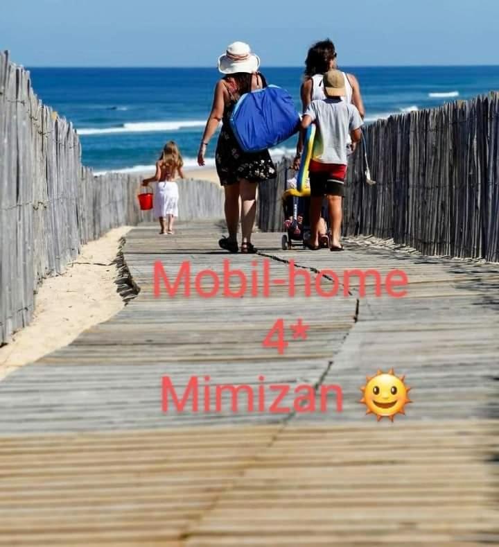 Mobil-home du Lac Mimizan Aureilhan  Bagian luar foto