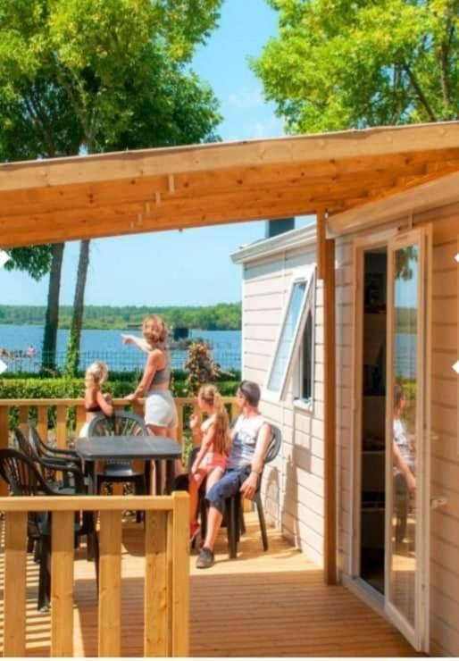 Mobil-home du Lac Mimizan Aureilhan  Bagian luar foto