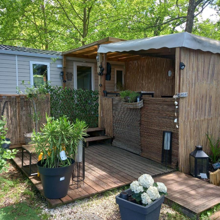 Mobil-home du Lac Mimizan Aureilhan  Bagian luar foto